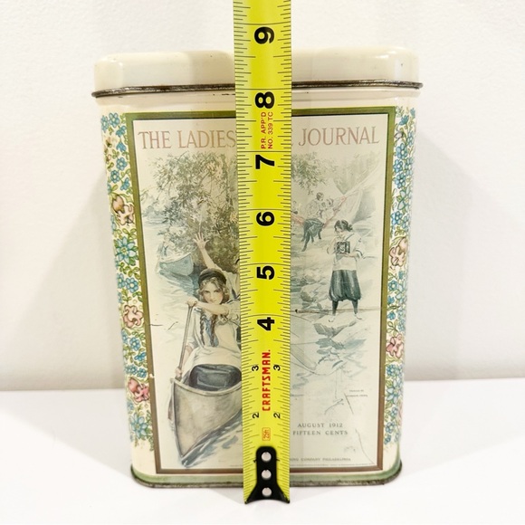 Vintage Ladies' Home Journal Tin Feminine Floral Decor - Picture 6 of 9